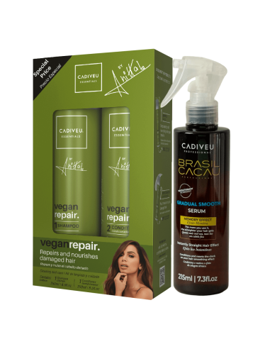 Pack Shampoo - Acondicionador Vegan Repair + Liso Mágico