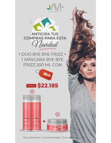 Home Care Completo Bye Bye Frizz  Promo Navidad