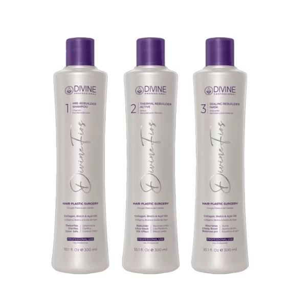 kit cirugia plastica del cabello divine professional