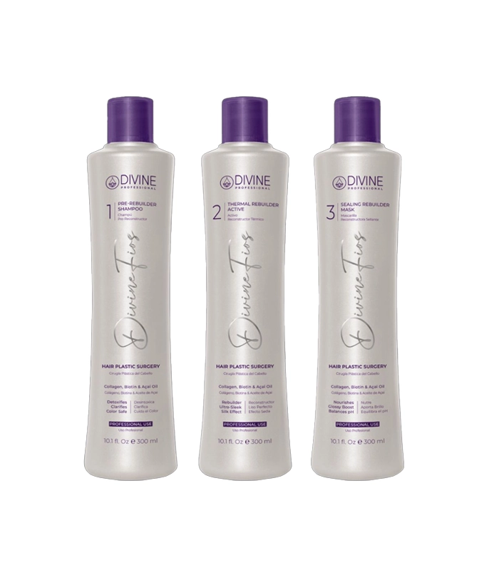 kit cirugia plastica del cabello divine professional